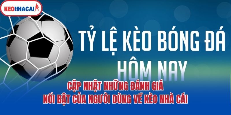 Cập nhật những đánh giá nổi bật của người dùng về Kèo nhà cái