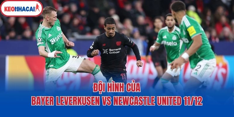 Đội hình của Bayer Leverkusen vs Newcastle United 11/12